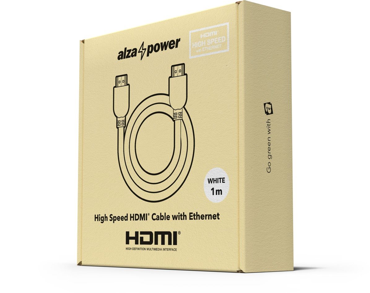 AlzaPower Flat HDMI 1.4 High Speed 4K