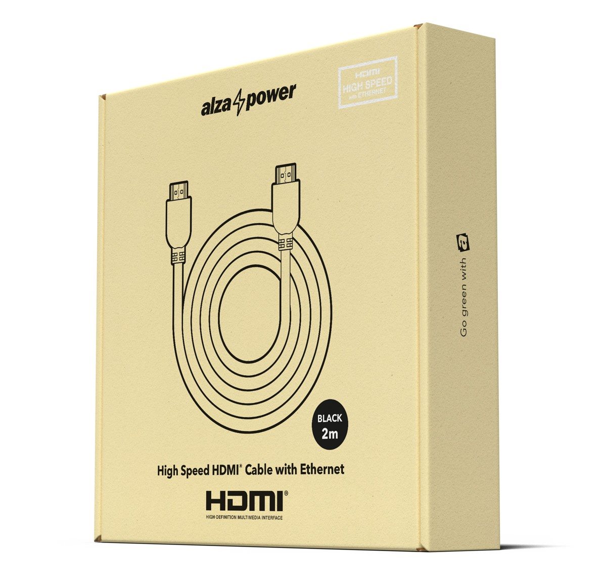 AlzaPower Flat HDMI 1.4 High Speed 4K