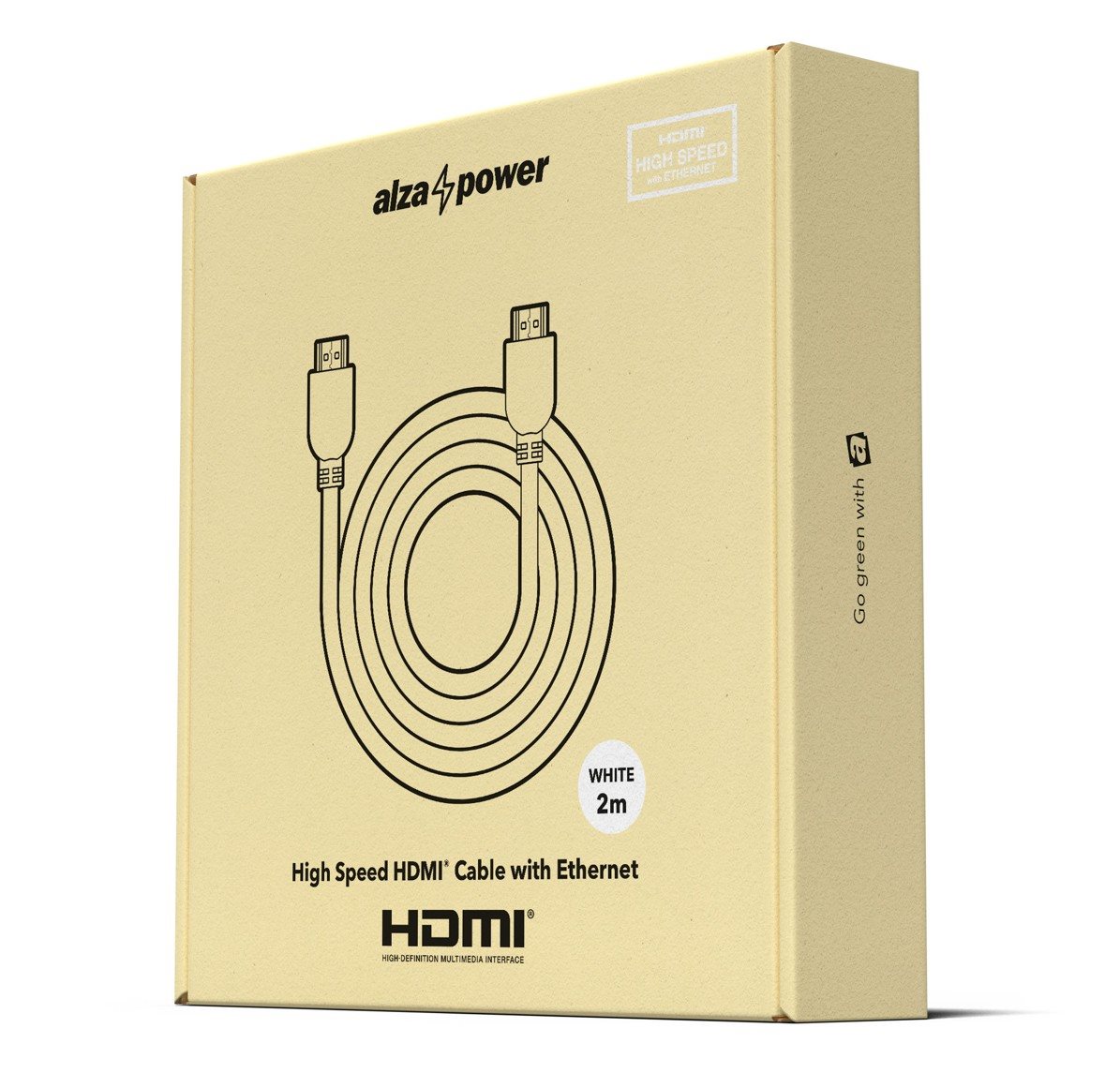 AlzaPower Flat HDMI 1.4 High Speed 4K