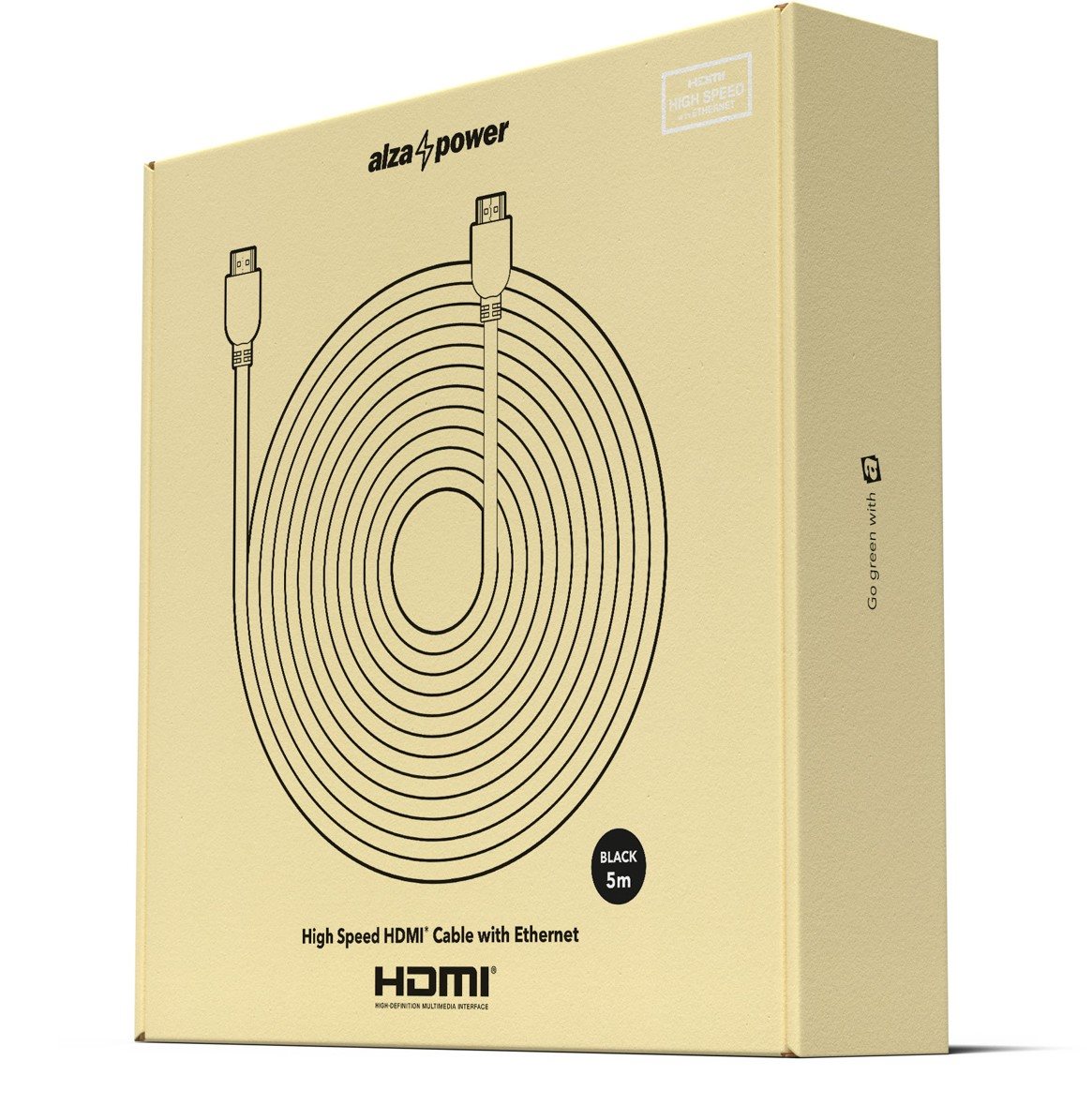 AlzaPower Flat HDMI 1.4 High Speed 4K