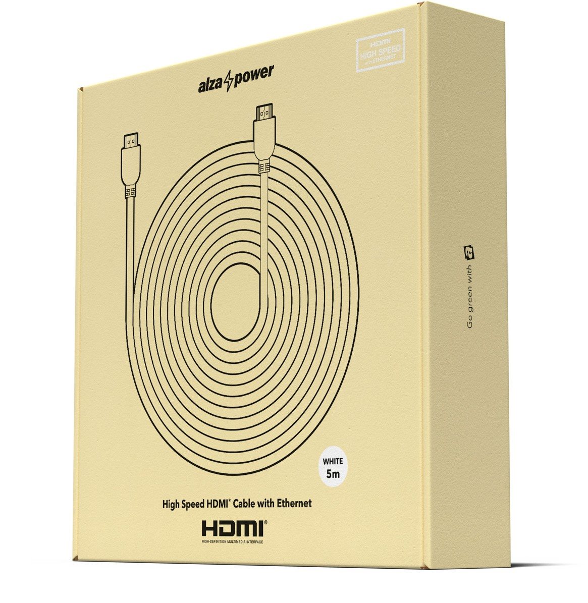 AlzaPower Flat HDMI 1.4 High Speed 4K