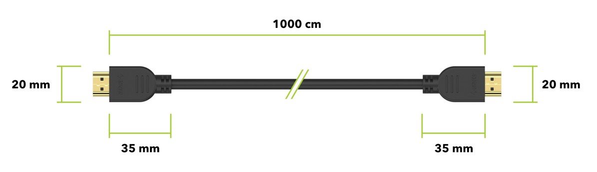 AlzaPower Core HDMI 1.4 High Speed 4K