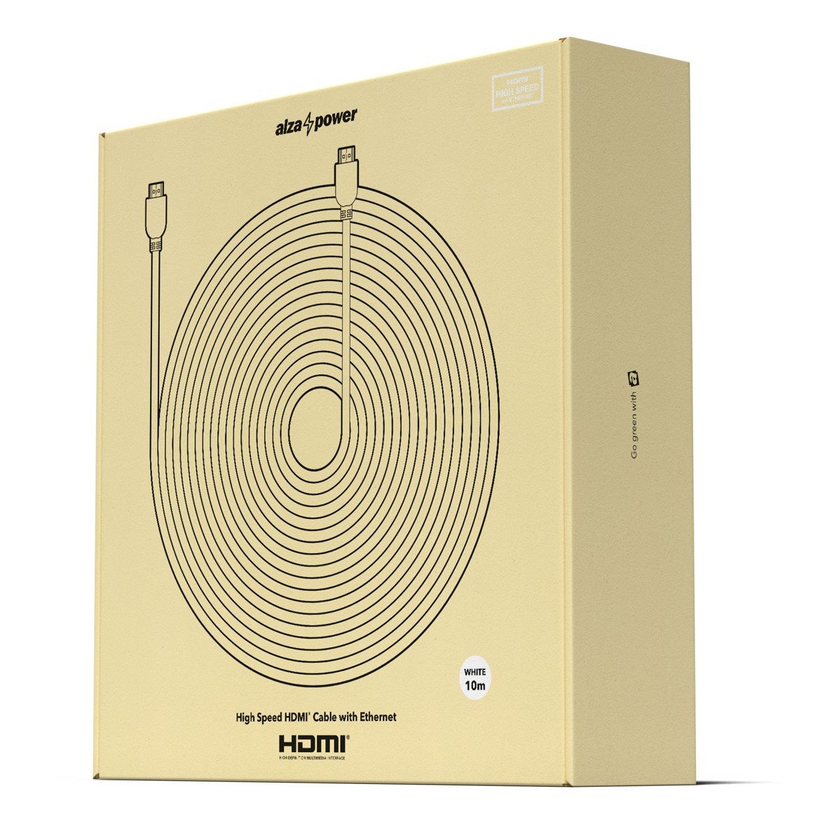 AlzaPower Flat HDMI 1.4 High Speed 4K