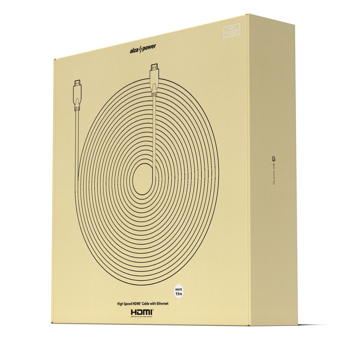 AlzaPower Flat HDMI 1.4 High Speed 4K