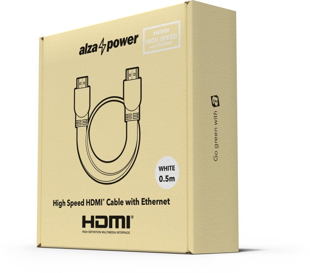 AlzaPower Flat HDMI 1.4 High Speed 4K