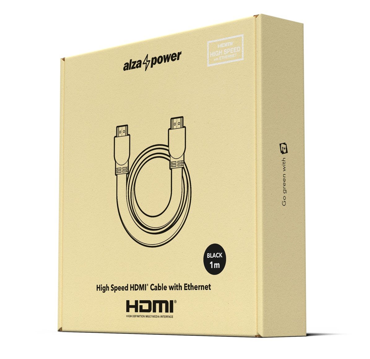 AlzaPower Flat HDMI 1.4 High Speed 4K