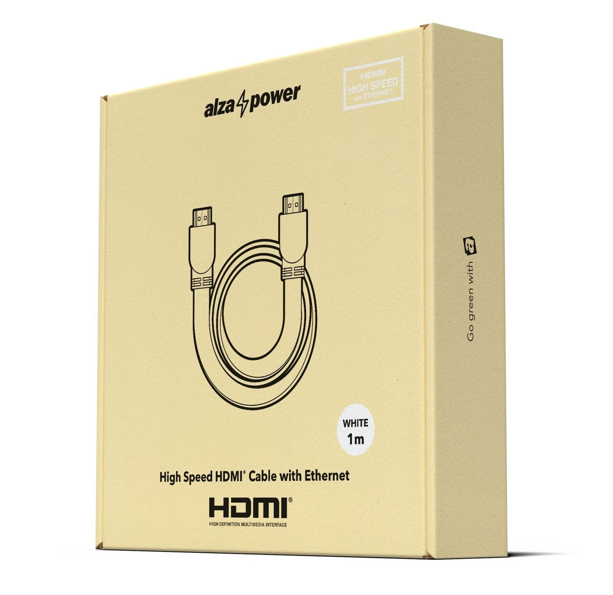 AlzaPower Flat HDMI 1.4 High Speed 4K