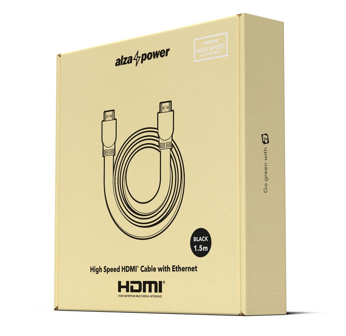 AlzaPower Flat HDMI 1.4 High Speed 4K