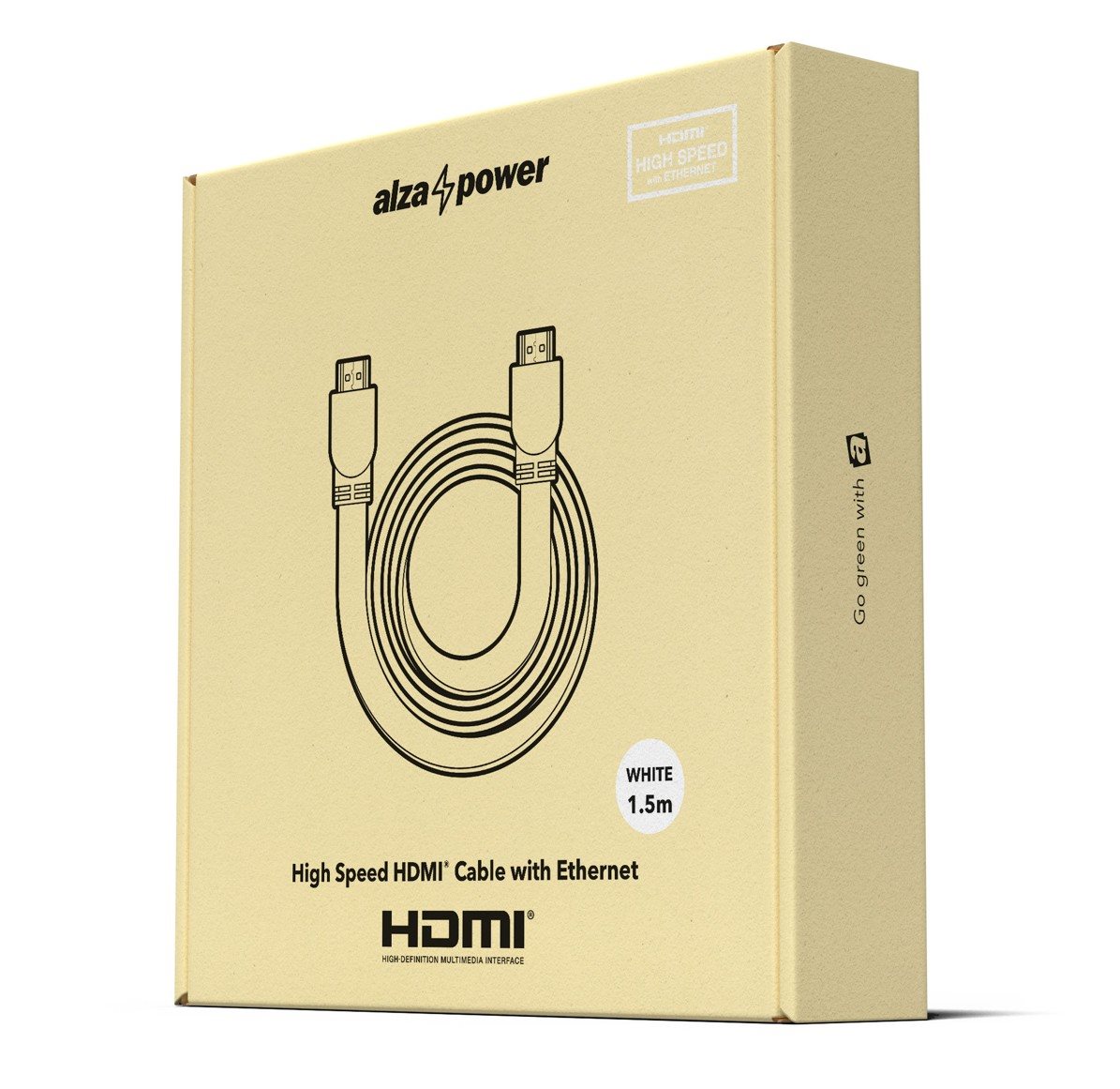 AlzaPower Flat HDMI 1.4 High Speed 4K