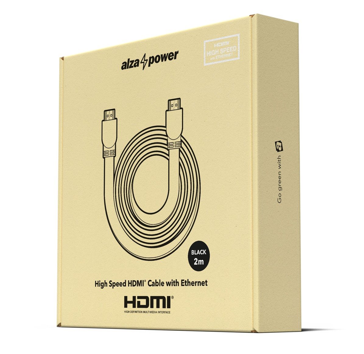 AlzaPower Flat HDMI 1.4 High Speed 4K