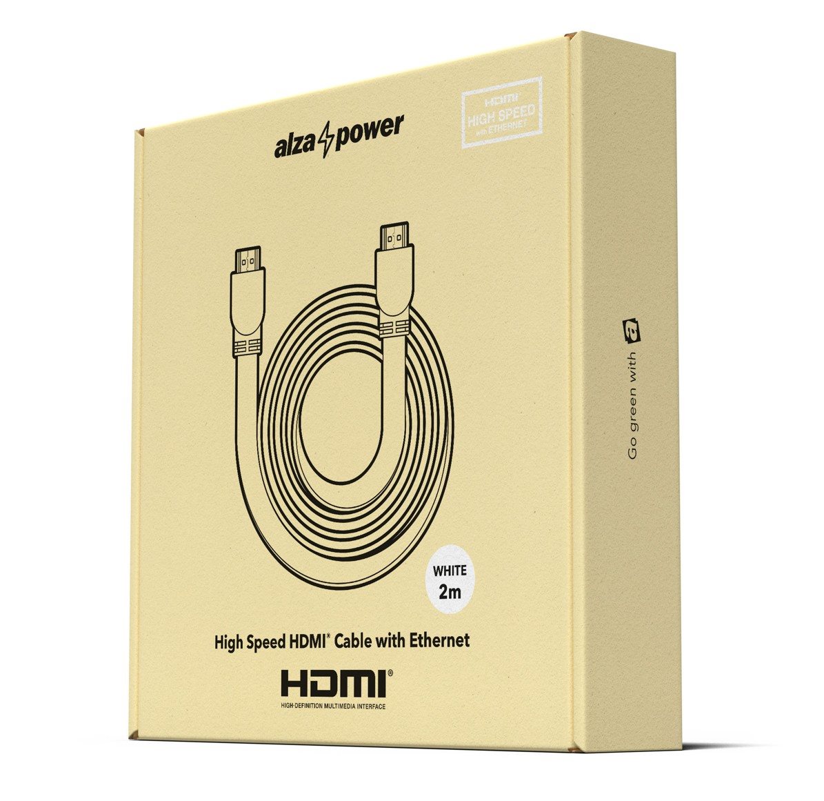 AlzaPower Flat HDMI 1.4 High Speed 4K