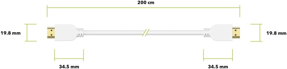 Unique Multimedia Experience Guaranteed AlzaPower Premium HDMI 2.0 High Speed 4K 1.5m