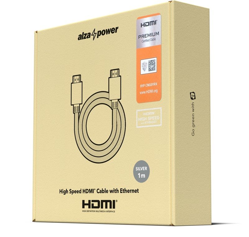 AlzaPower AluCore Premium HDMI 2.0 High Speed 4K 