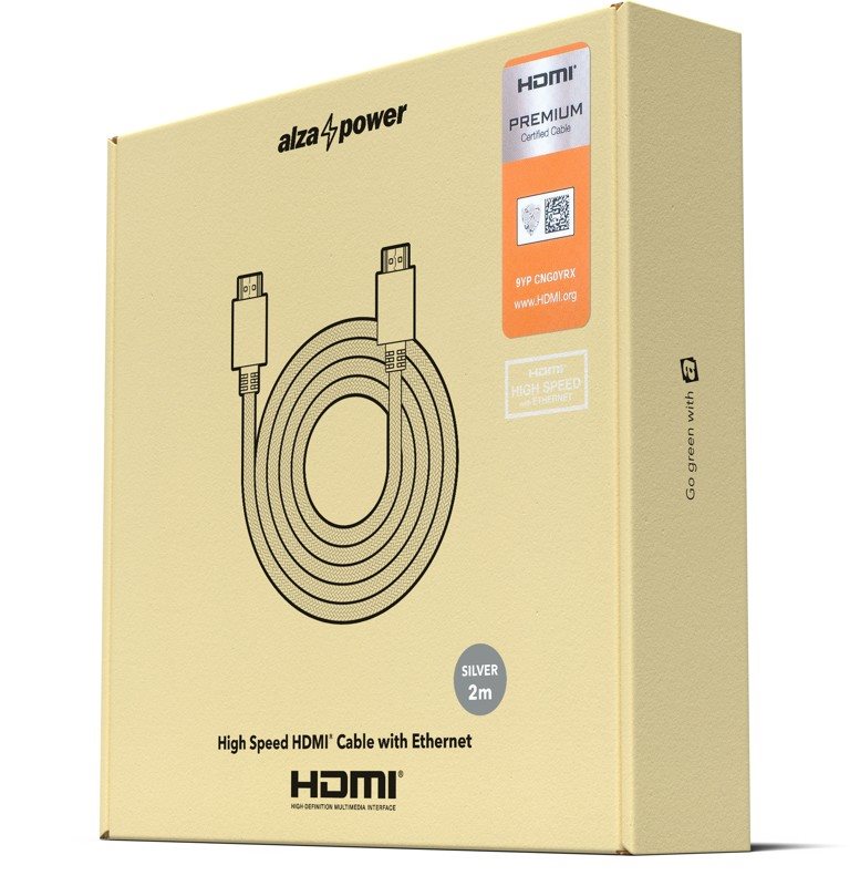AlzaPower AluCore Premium HDMI 2.0 High Speed 4K