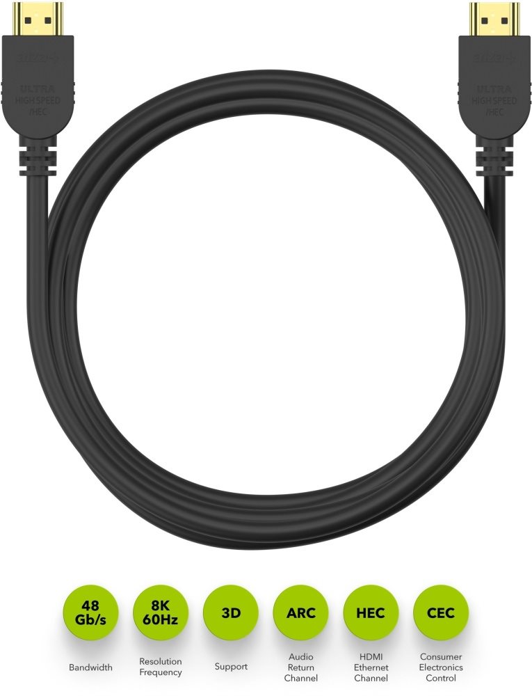 AlzaPower Core Premium HDMI 2.1 High Speed 8K