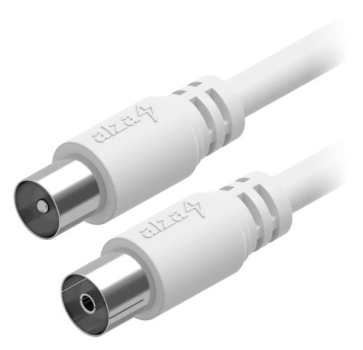 AlzaPower Core Coaxial IEC (M) - IEC (F)