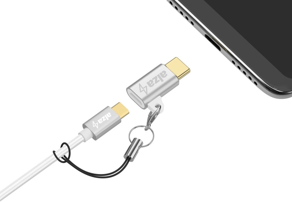 AlzaPower Keychain USB-C (M) auf Micro USB (F) AlzaPower Keychain USB-C (M) auf Micro USB (F)