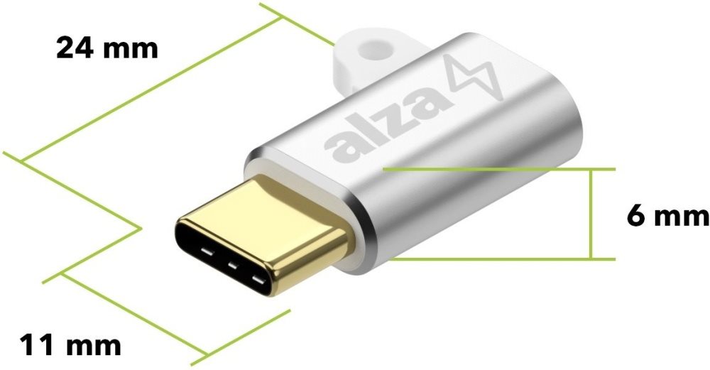 AlzaPower Keychain USB-C (M) auf Micro USB (F) AlzaPower Keychain USB-C (M) auf Micro USB (F)