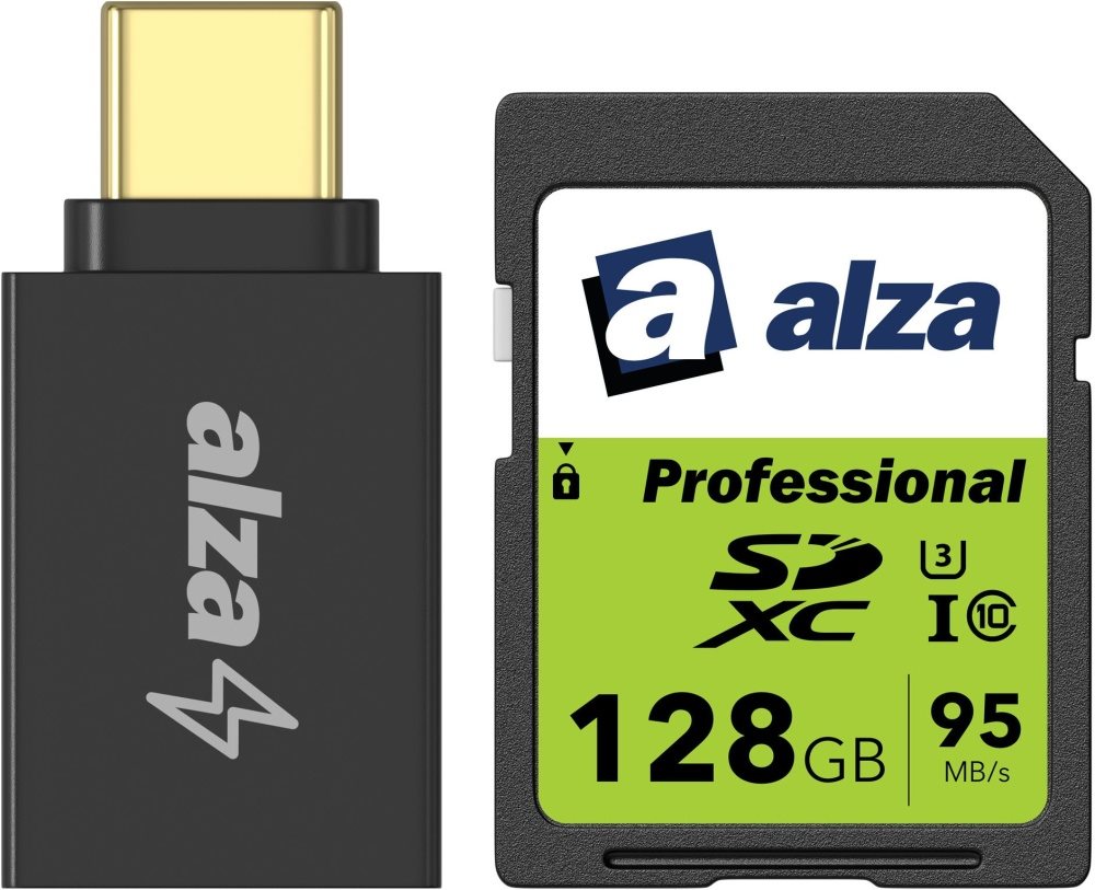 AlzaPower USB-C (M) to USB-A 3.0 (F)