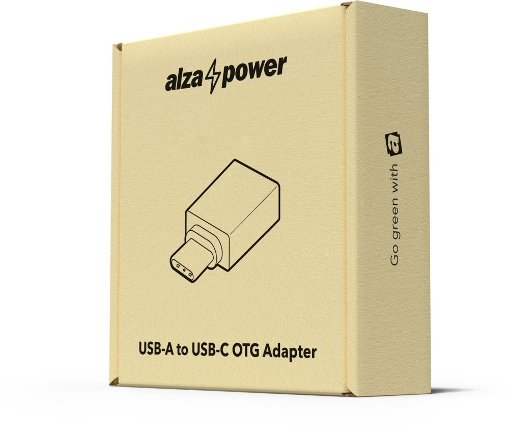 AlzaPower USB-C (M) to USB-A 3.0 (F)