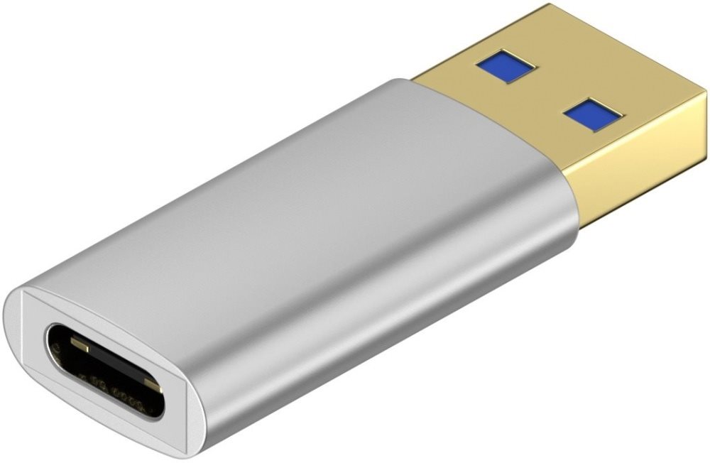 AlzaPower USB-A (M) na USB-C 3.2 (F)
