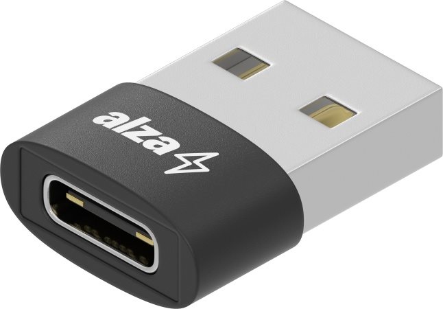 AlzaPower USB-A (M) na USB-C 2.0 (F) 