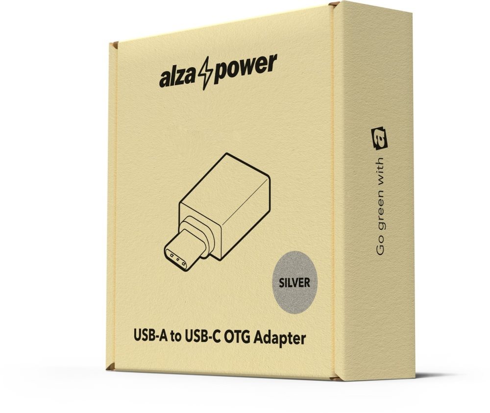 AlzaPower OTG USB-C (M) to USB-A 3.0 (F)