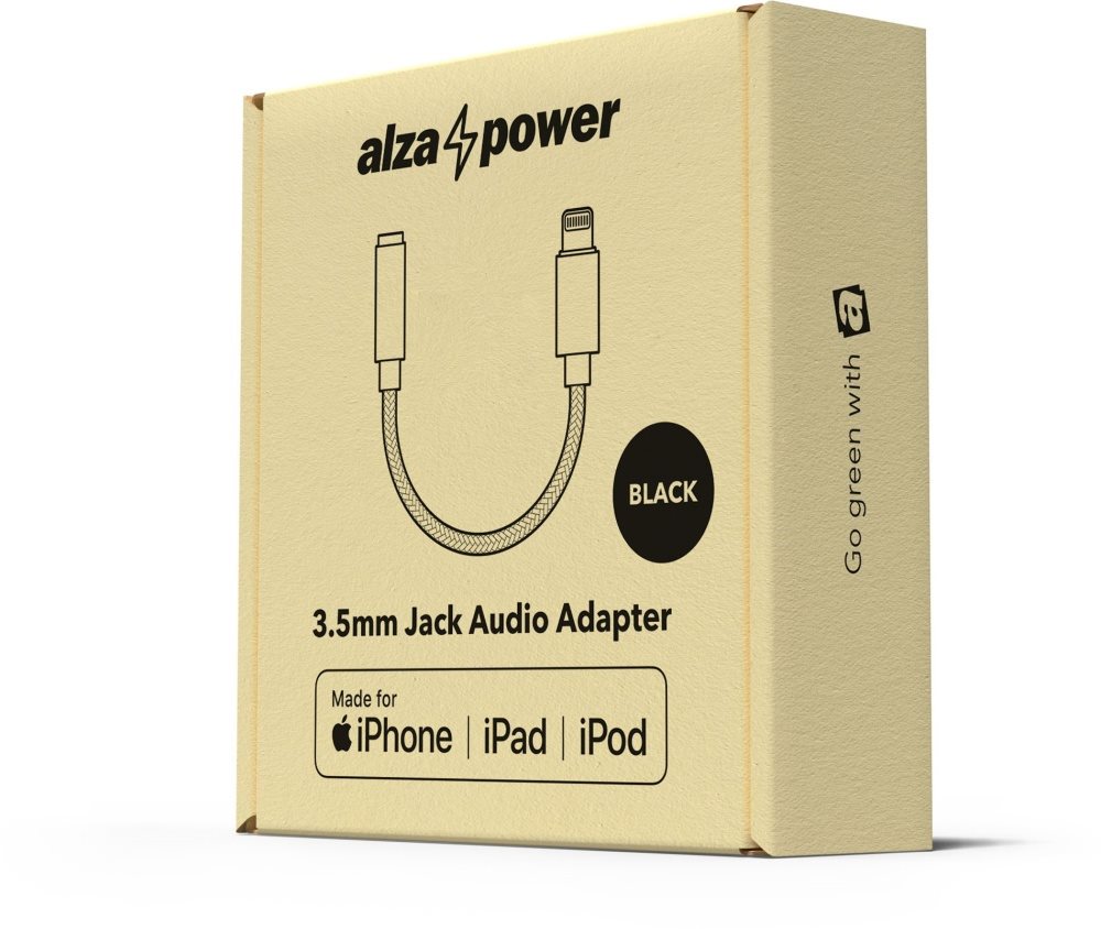 AlzaPower Lightning MFi to 3.5mm Jack (F) 