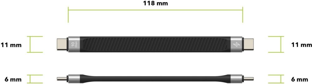 AlzaPower FlexCore USB-C to USB-C 3.2 Gen 2