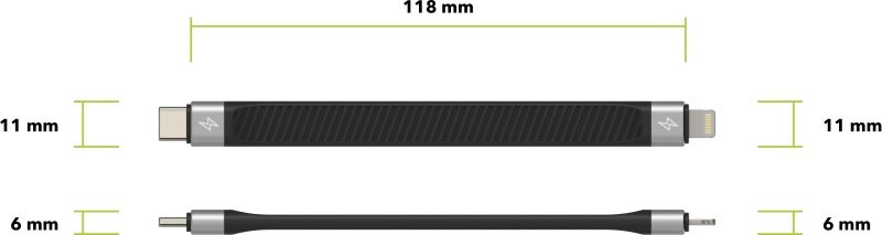 AlzaPower FlexCore USB-C auf Lightning MFi