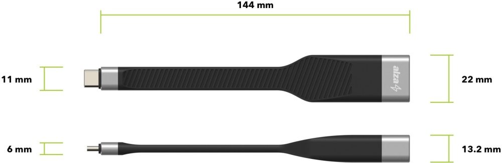 AlzaPower FlexCore USB-C 3.2 Gen 1 to LAN