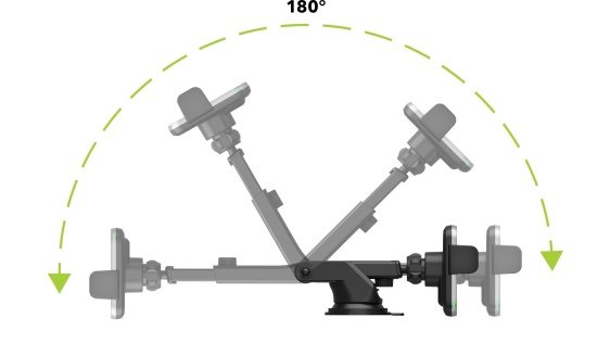 AlzaPower WF440 Magnetisches drahtloses Autoladegerät 15W