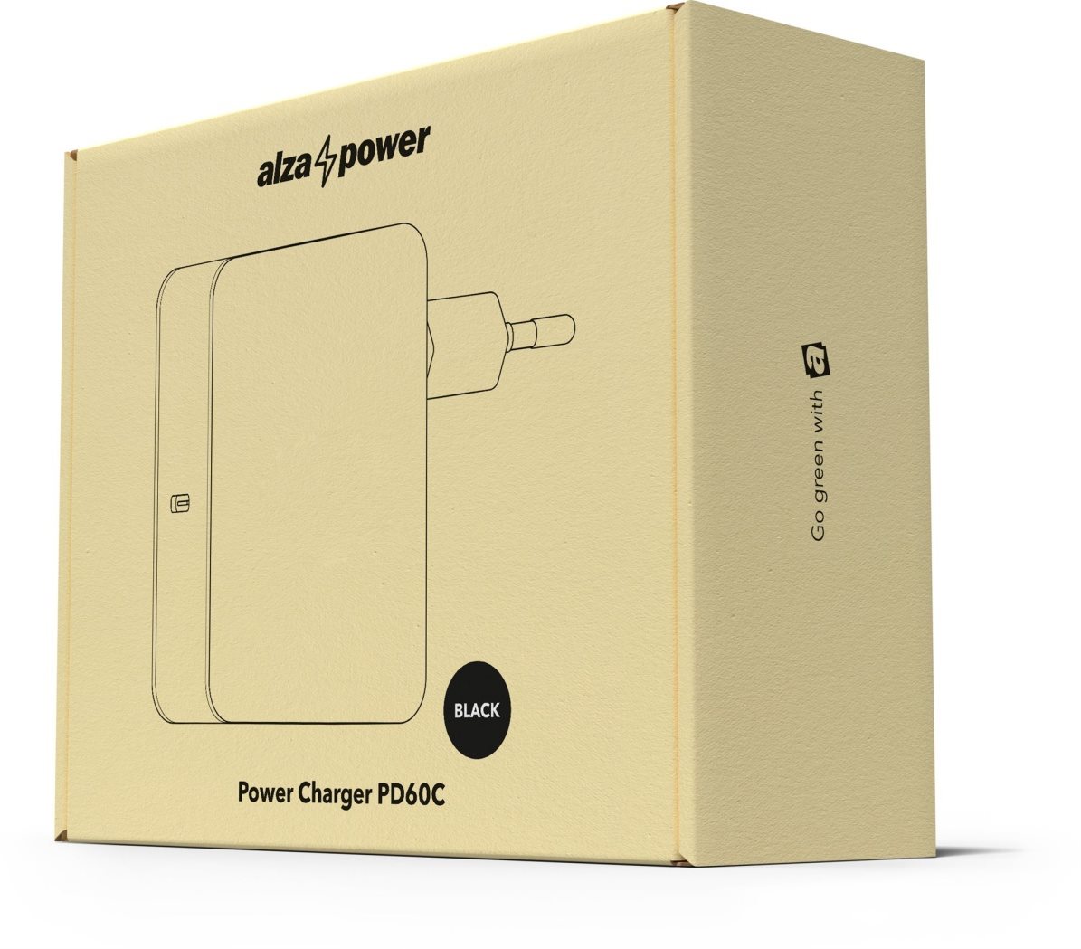 Go green with Alza AlzaPower Power Charger PD60C