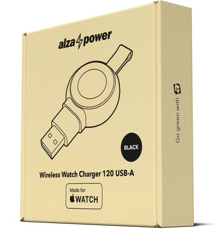 AlzaPower Wireless Watch charger 120 USB-A