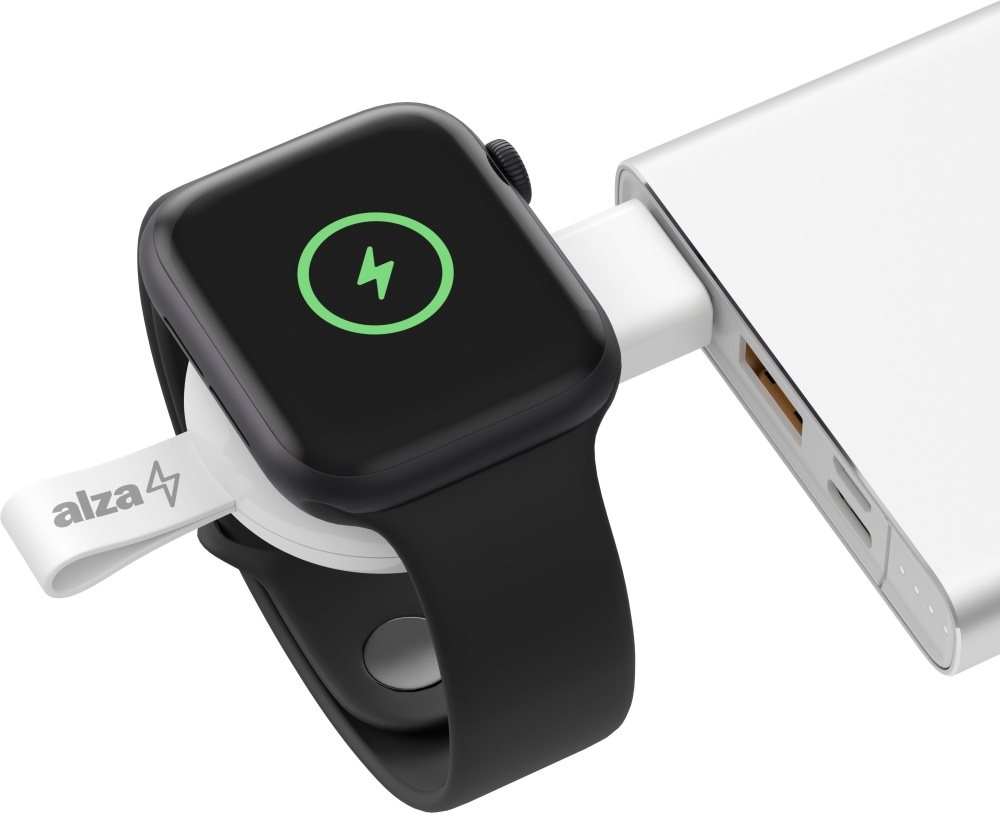 AlzaPower Wireless Watch charger 120 USB-A 