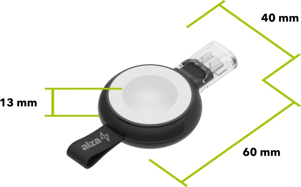 AlzaPower Wireless Watch charger 120 USB-C 