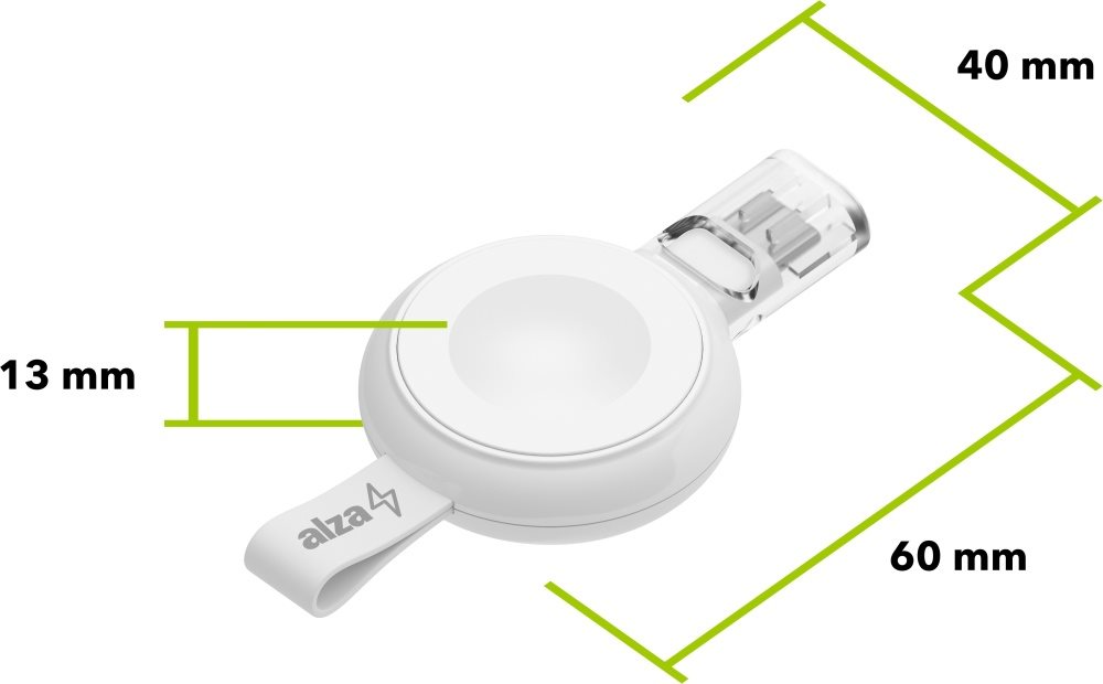 AlzaPower Wireless Watch charger 120 USB-C 