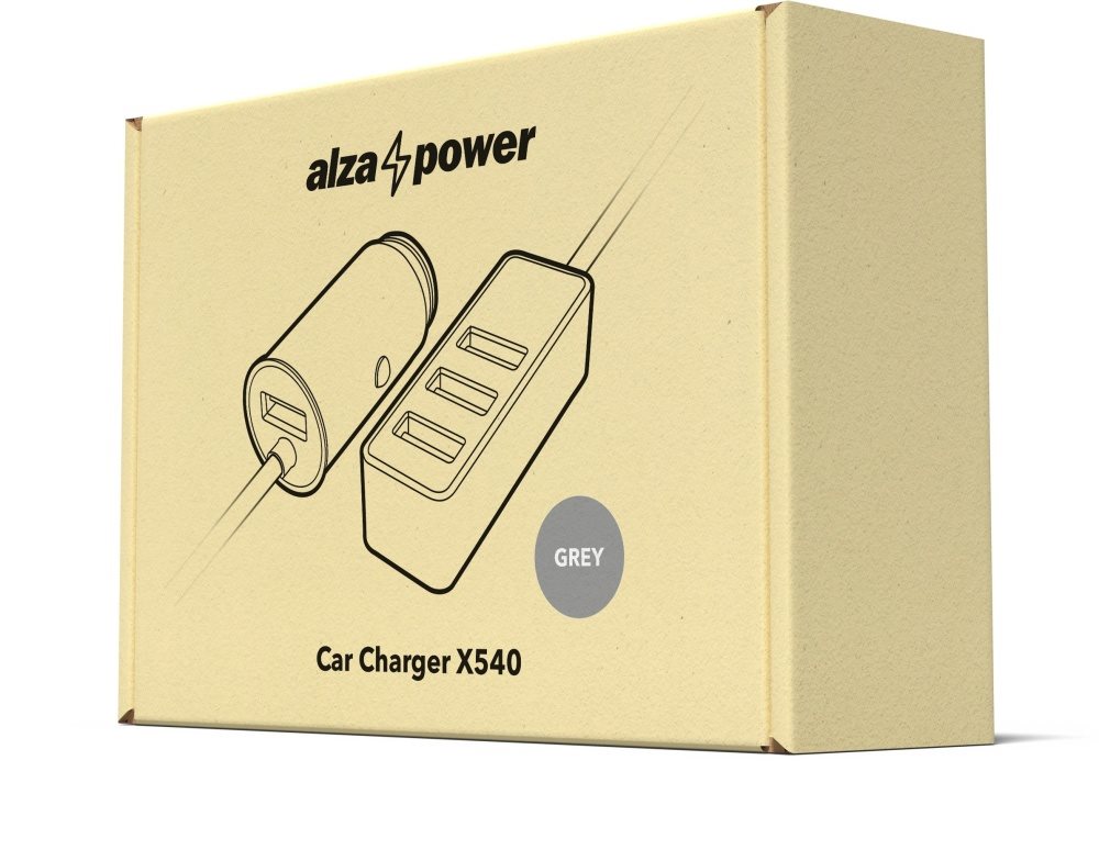 AlzaPower Car Charger X540 Multi Charge