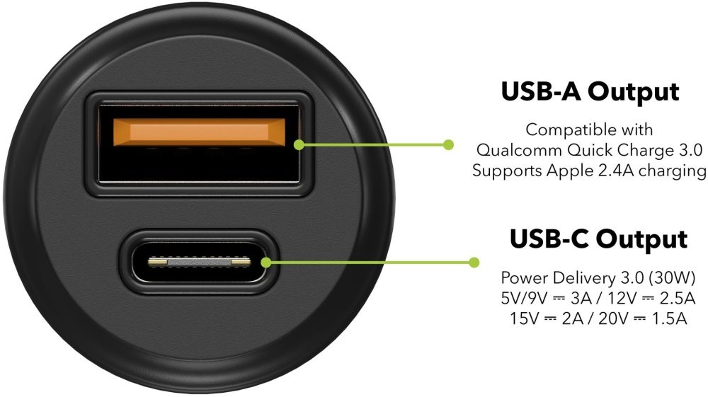 AlzaPower Car Charger C520