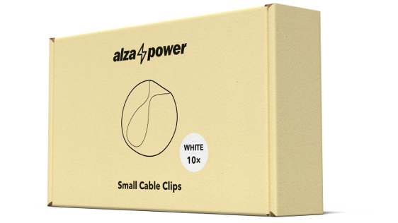 AlzaPower Little Cable Clips AlzaPower Little Cable Clips