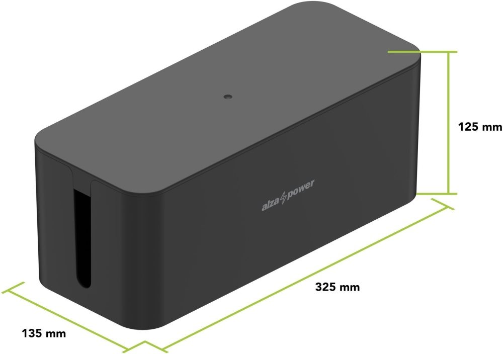 AlzaPower Cable Box Basic Medium