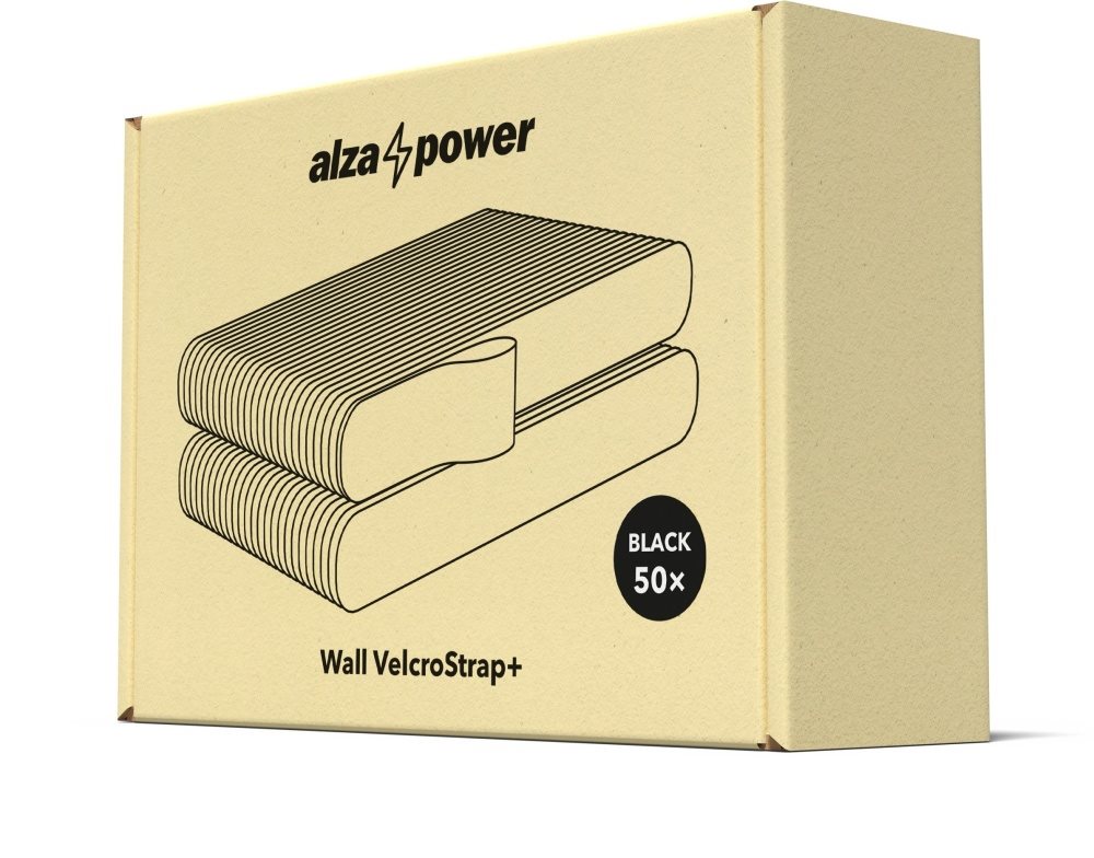 AlzaPower Wall VelcroStrap+