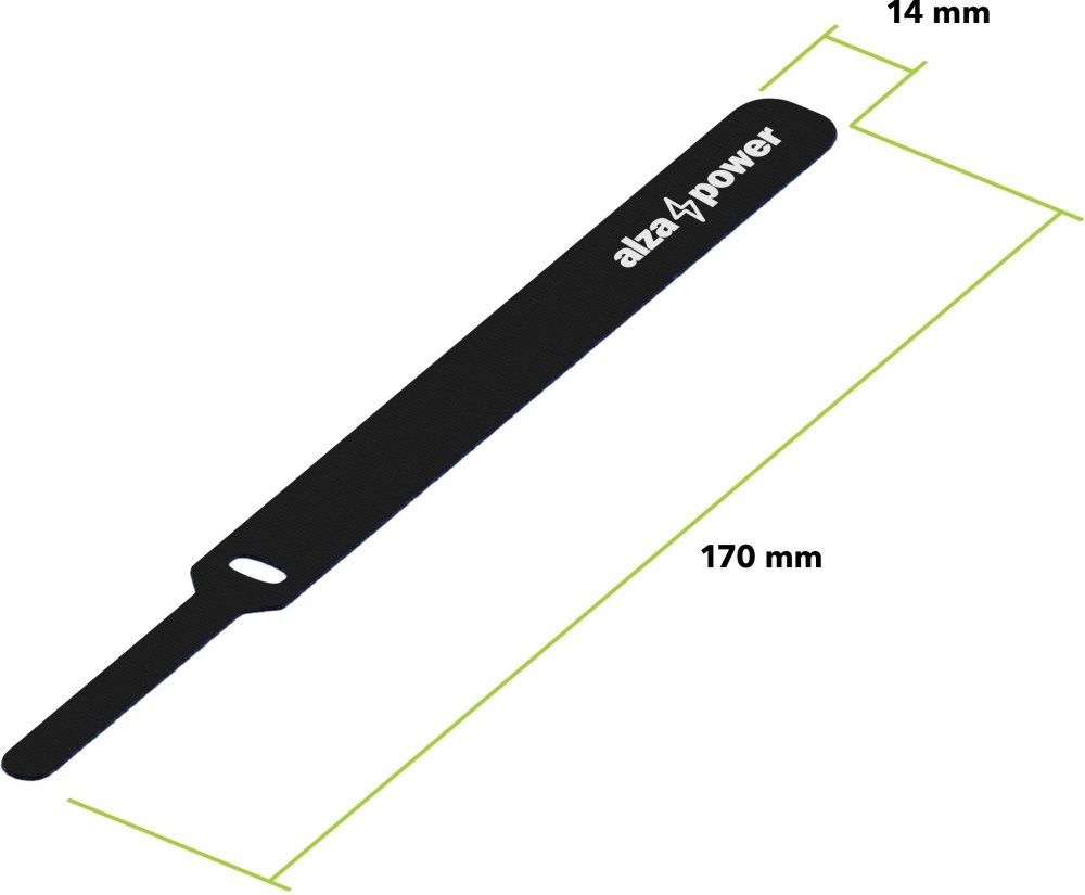 AlzaPower VelcroStrap+