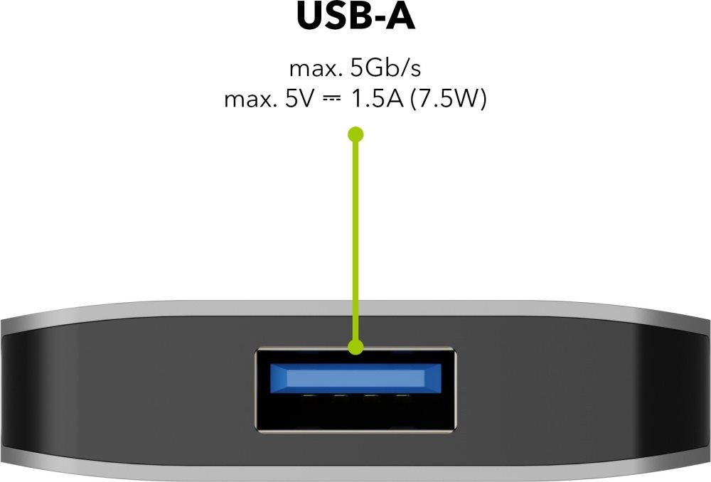 AlzaPower Metal USB-C Dock Station 3-in-1 Space Grey