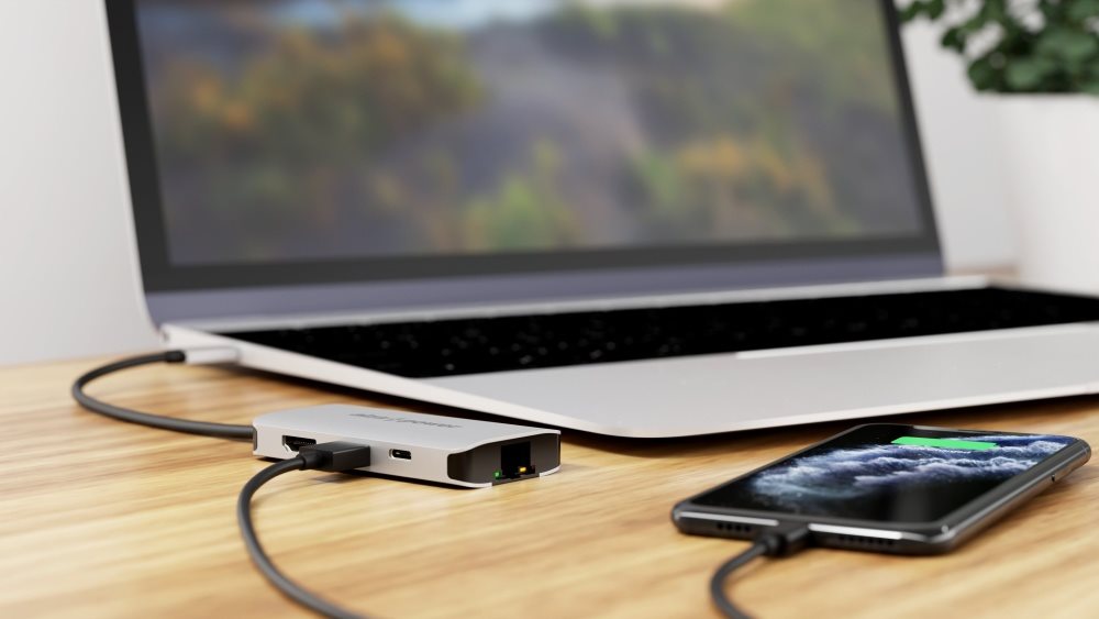 AlzaPower Metal USB-C Dock Station 4-in-1 AlzaPower Metal USB-C Dock Station 4-in-1