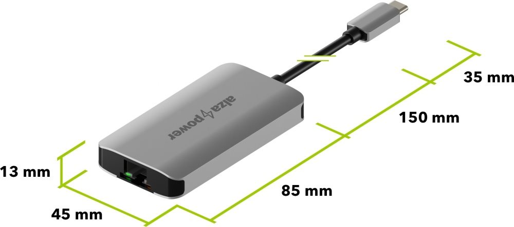 AlzaPower Metal USB-C Dock Station 4-in-1 AlzaPower Metal USB-C Dock Station 4-in-1