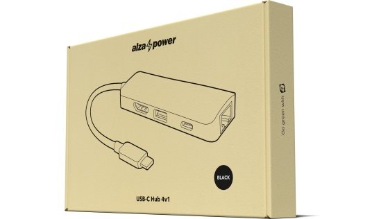 AlzaPower USB-C Dock Station 4v1