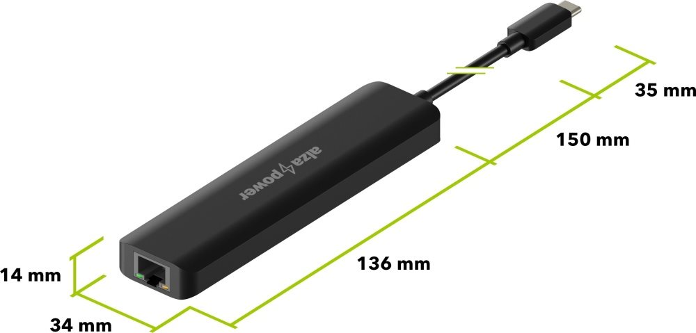 AlzaPower USB-C Dock Station 7v1