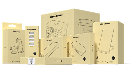 AlzaPower Metal USB-C Dock Cube 6in1 WF