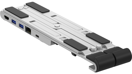 AlzaPower Metal USB-C Dock Station with Stand 6in1 AlzaPower Metal USB-C Dock Station with Stand 6in1